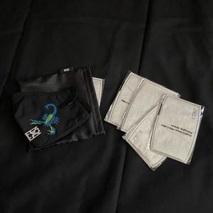 KTZ Scorpion-print Face Mask